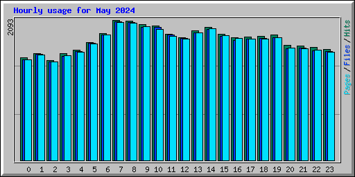 Hourly usage for May 2024